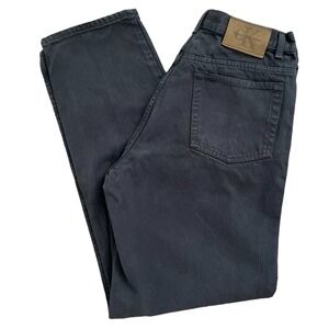 Vintage Black Calvin Klein jeans 34x32